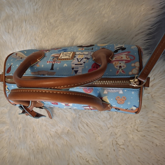 Dooney & Bourke Blue and Brown Women's Bag - Picture 6 of 10